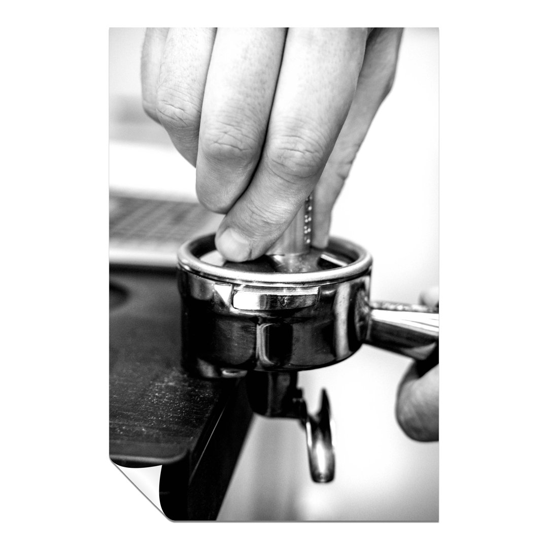 Panther Print Fine Art Prints Black & White Coffee Barista Hands Artistic Unframed Poster, Pictures For Home Walls, Bedroom, Living Room & Bathroom De