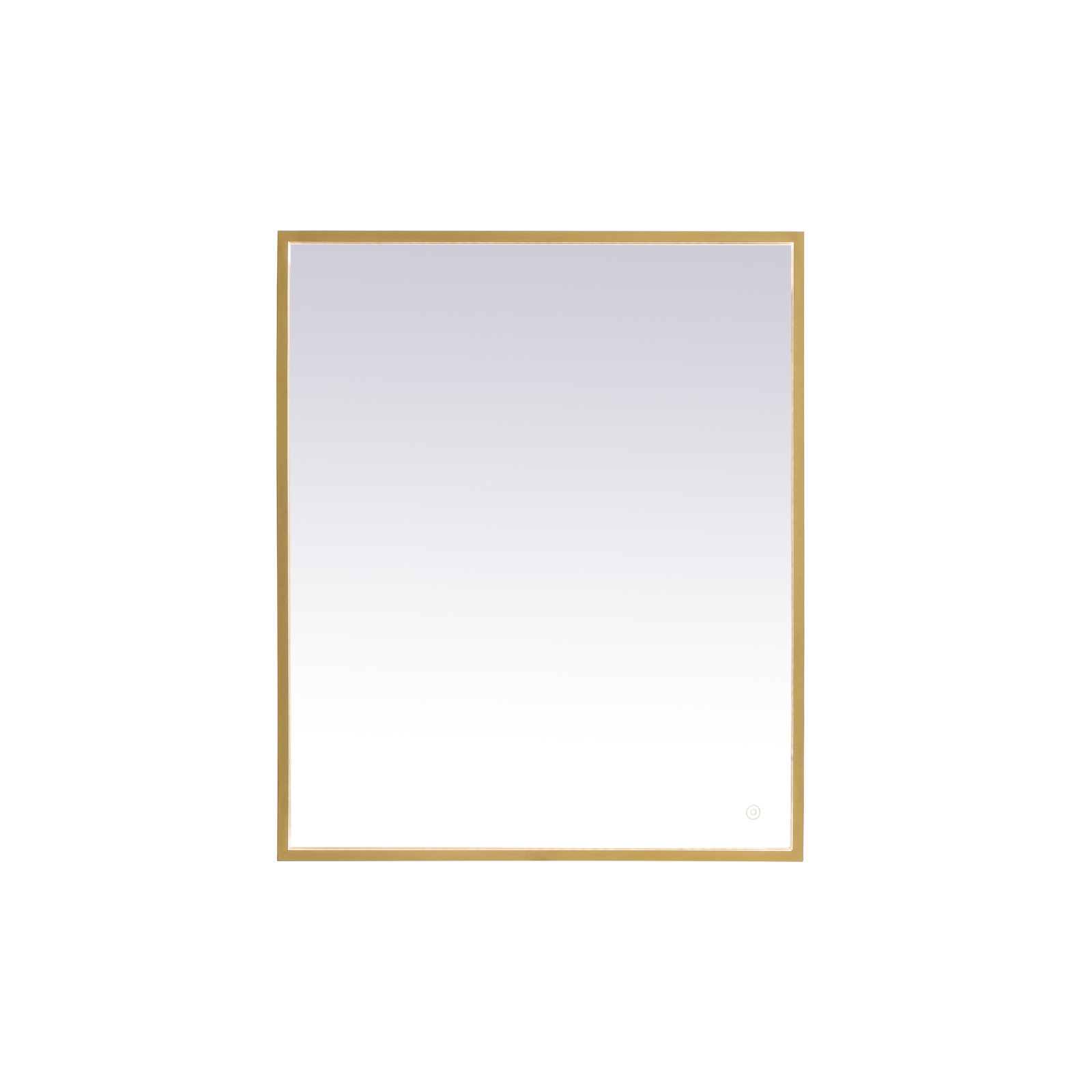 Piche Aluminum Mirror, Brass, 30" x 36"