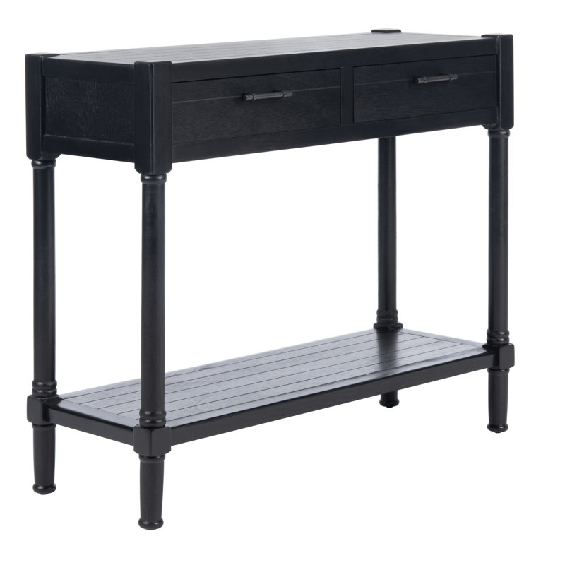 Mehaffey 35.5'' Console Table, Black