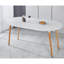 Table extensible, table de salle à manger, pieds en bois, 100/140 / 180X100x75cm