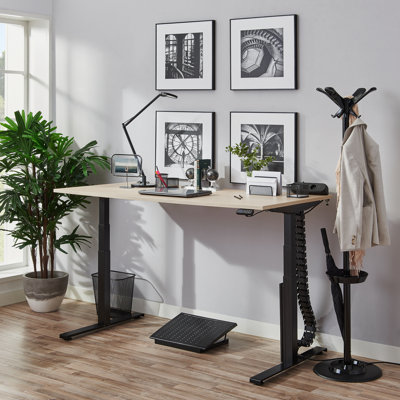 Aazeen Adjustable Metal Base Standing Desk