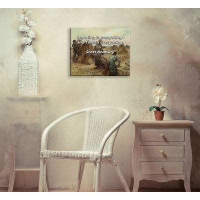 Toile tendue de la galerie ArtsyQuotes par Martha Grimes: «Nous ne savons pas qui nous sommes jusqu'à ce que nous voyions ce que nous