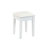 White Makeup Vanity And Stool With Reversible Mirror, Elegant Design For A Sophisticated Appearance, 5 Drawers Of Various Sizes, Look, Storage