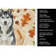 Siberian Husky Heirloom Fall Kitchen Towel-2083472838
