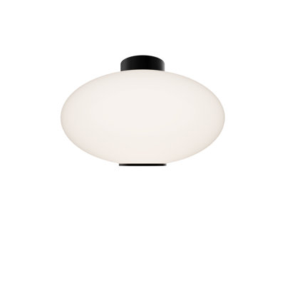 Illusion 22" Dimmable LED Flush Mount Light With Etched Opal Glass Shade and Built In Color Temperature Switch (2700K/3000K/3500K)
