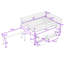 Lit mezzanine avec tiroirs Jakilah Kids-1310797970-1310797971