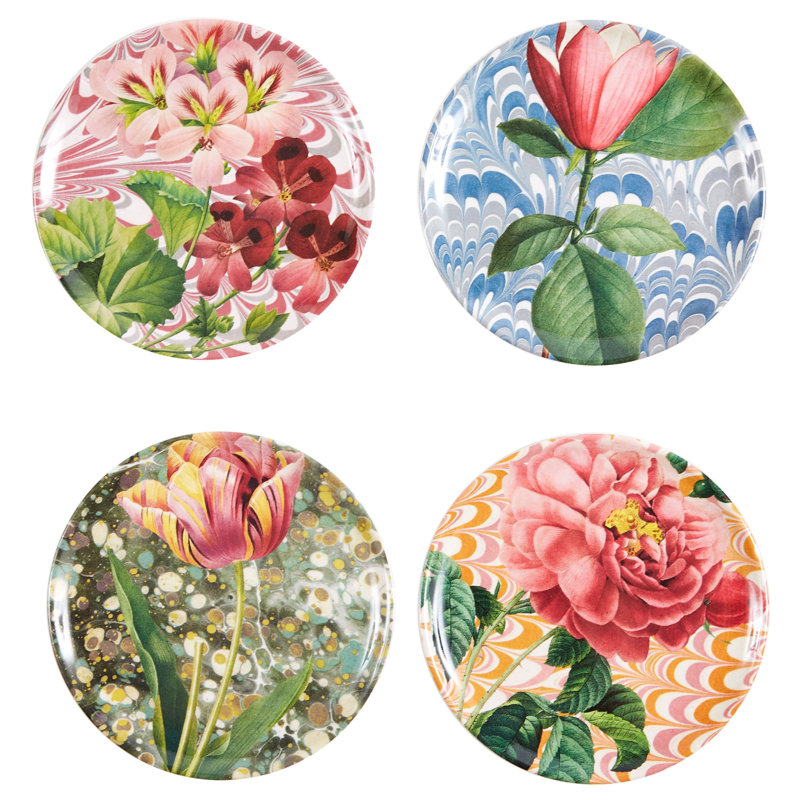 Ensemble de sous-verres en mélamine 4 pièces