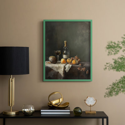 Reproduction encadrée FLORAL Series DCCxxiii - bois massif