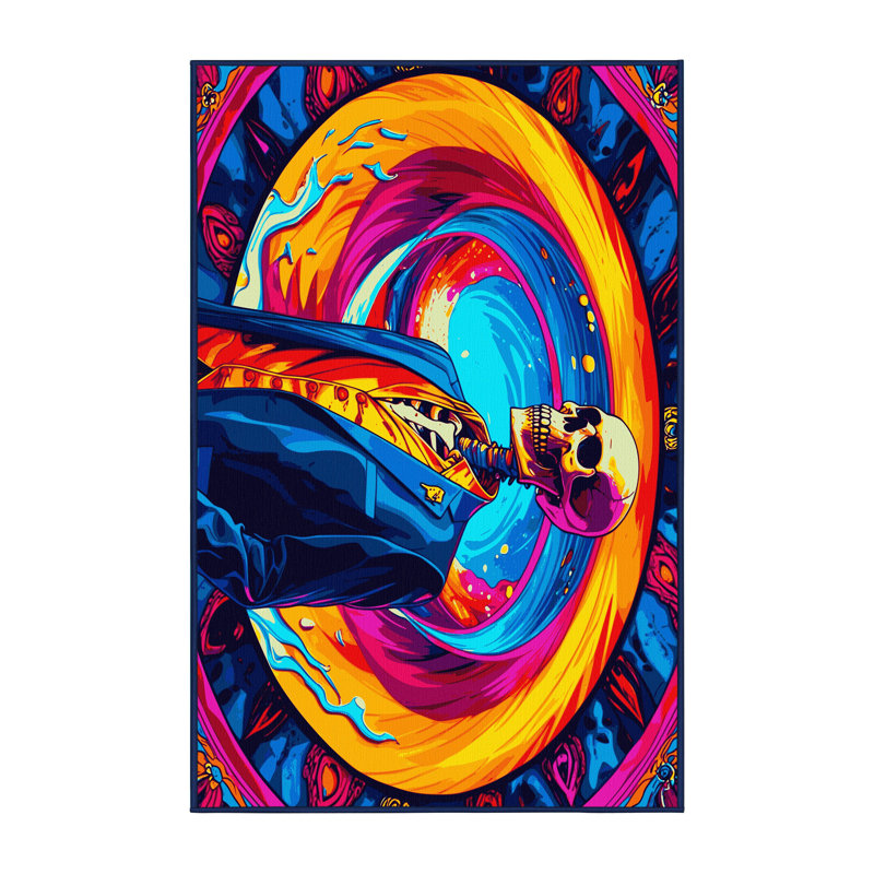 Cosmic Twist Rug, Rectangle 3' x 5'