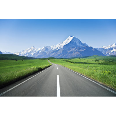 Winding Mountain Road - Wrapped Canvas Print