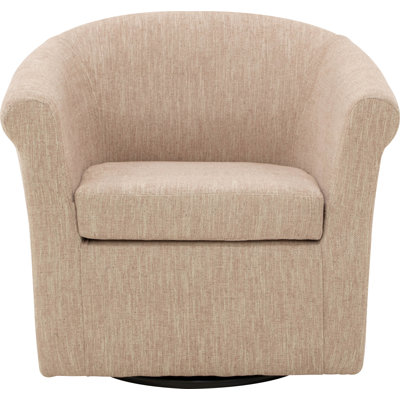 Fauteuil demi-tonneau pivotant en polyester 30,5 po Anstett