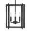 Luminaire suspendu rectangulaire 4 lumières Isiah-260656070