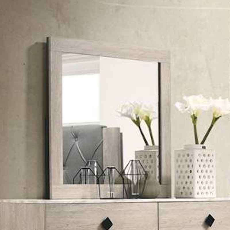 Miroir pour commode, Crème