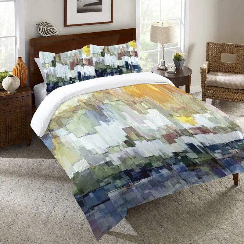 Housse de couette en microfibre Glacier Bay, Housse de couette pour grand lit
