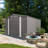 Spacious Outdoor Metal Shed For Modern Garden Storage And Workshop