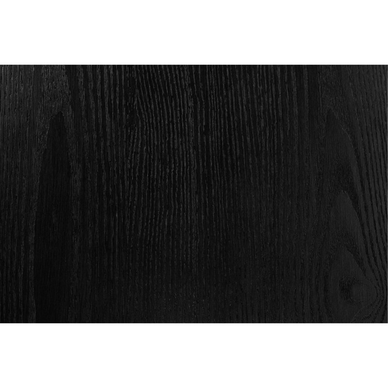 Table de salle à manger ronde avec base en forme de cône, couleur noire, style moderne, support, table de 4 po et table contemporaine, finition, sièges pour espaces intimes