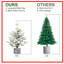 Arbre de Noël enneigé 365 avec 70 lumières blanc chaud, base en pot et pin