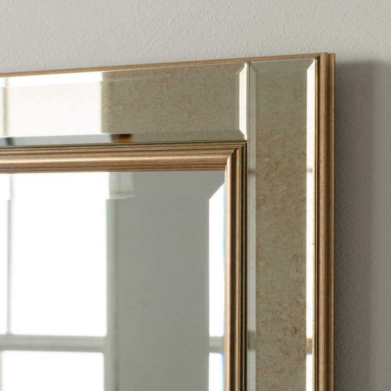 Rectangle Mirror, Gold