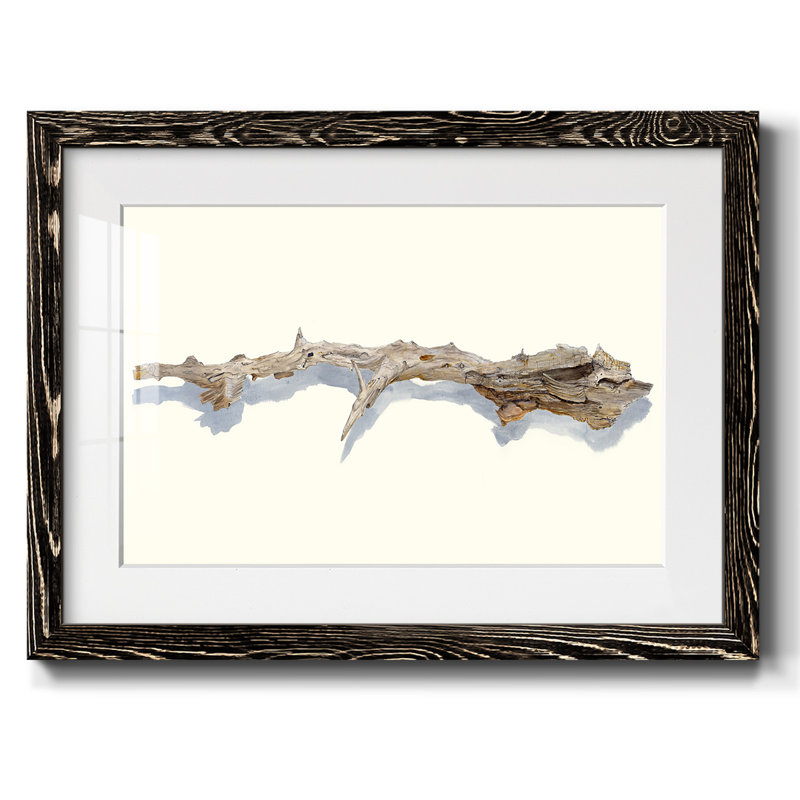 Étude de bois flottant I, H 18 po x l 26 po x P 1,5 po, Noir
