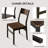  7-piece Dining Table Set With 6 Chairs, 63" Extendable Kitchen Table & Chairs Set For 4-6, Dining Room Table With Metal Frame & Mdf Board, Perfect For Small Apartment Saving Space,easy Clean-1077062784-1077062842