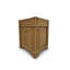 Comptoir de meuble-lavabo en noyer clair de 30 po x P 21 po avec comptoir simple encastré Josano-132974942-132974947