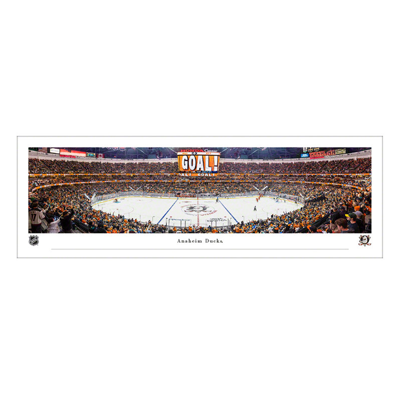 Ducks de Anaheim, affiches et impressions encadrées, Impression sans cadre, Pas de tapis, H 13,5 po x l 40 po x P 0,1 po