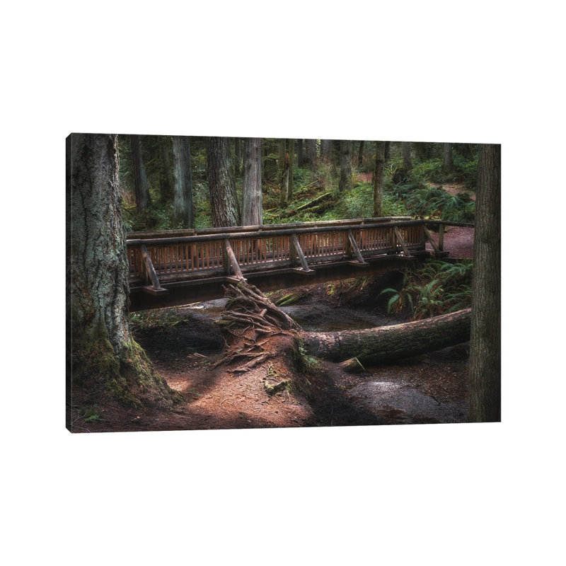 A Walk In Through Nature by Louis Ruth - Wrapped Canvas Painting, 20.32 cm H x 30.48 cm W
