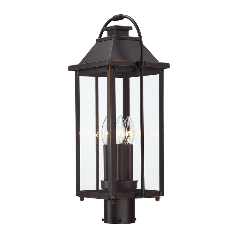 Tête de lanterne d'extérieur 3 lumières Harper, Bronze
