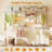  Wire Closet Organizer System Wall-mounted Adjustable Storage Shelves Coats White-1494300700