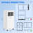 HomCom 8000 BTU Portable Air Conditioner for 345 Square Feet with Remote Included