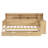 Wooden Daybed With Storage Shelves, Multi-Functional Bed With Trundle Bed And  Study Desk,-288821656-288821606