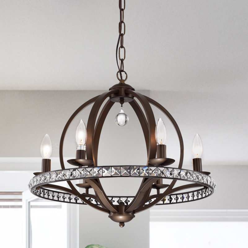 Adelinda 6 - Light Dimmable Empire Chandelier