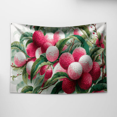 Tapisserie murale «Fruit Lychee»