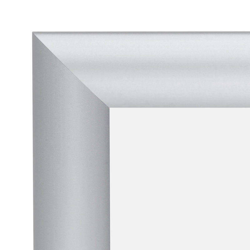 Cadre photo simple en métal, Argent, 16,5 po x 23,4 po