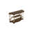 Sofa Table, Marble Paper Top, Mdf With Birch Middle Shelf