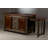 Escoffier 59 " W Kitchen Island with Solid Wood Top