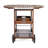 Outdoor Bar Cart With Construction And Storage Wood Aluminum Cart, Weather-