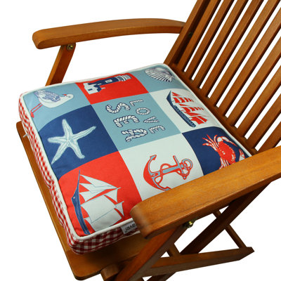 Premium Square Cushion, 16.5 x 16.5 inches, 50% Cotton / 50% Polyester | Washable & Ironable with Concealed Zip | Silicone Filling for Ultimate Comfort | Removable Cover, Perfect for Home Decor & Relaxation