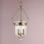 Luminaire suspendu simple en forme d'urne à 2 lumières Lindley-19294632