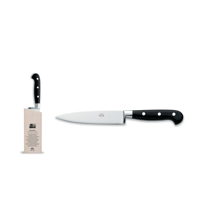Intero Utility Knife With Insieme Magnetic Block, Black