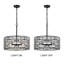 Panra 6 - Light 20" Drum Chandelier-734443299