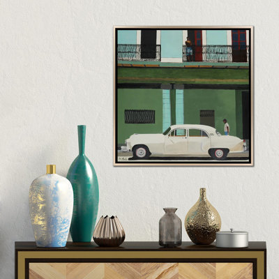 «White Havana, Cuba», reproduction d'art sur toile encadrée