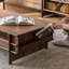 Table de bout en noyer noir-110329285