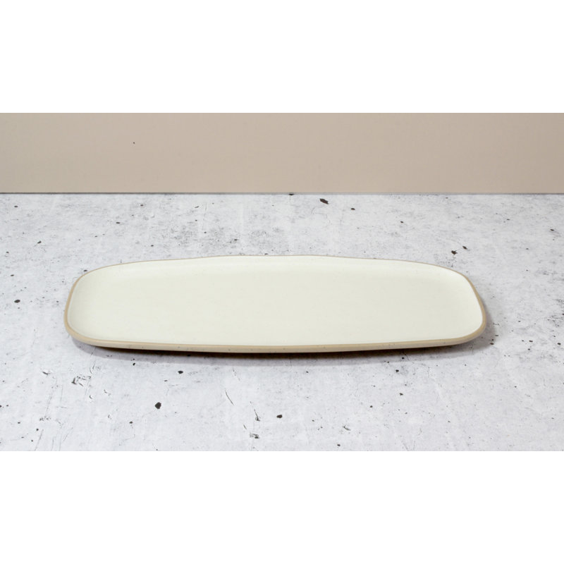 Host Marl Melamine Platter, Cream