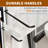 50" - 54" W x 72" H Single Sliding Framed Shower Door with 1/4" Tempered Glass-84544926