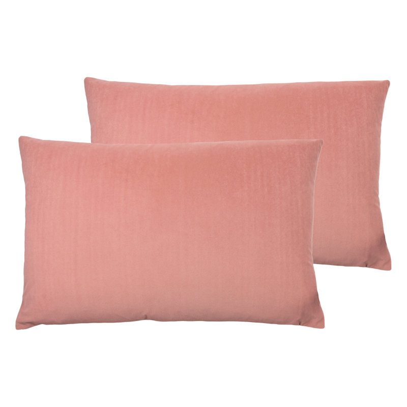 Bouley Rectangular Scatter Cushion, Blush Pink, Feather
