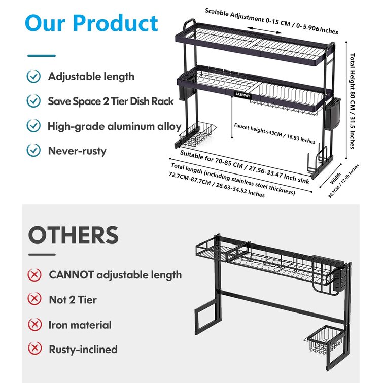 2-Tier Over-the-Sink Shelf – StlouisOverstock.com