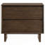 Table de chevet 2 tiroirs Hemlock