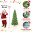  Arbre de Noël mince - 424 pointes, branches en PE + PVC-1222394510