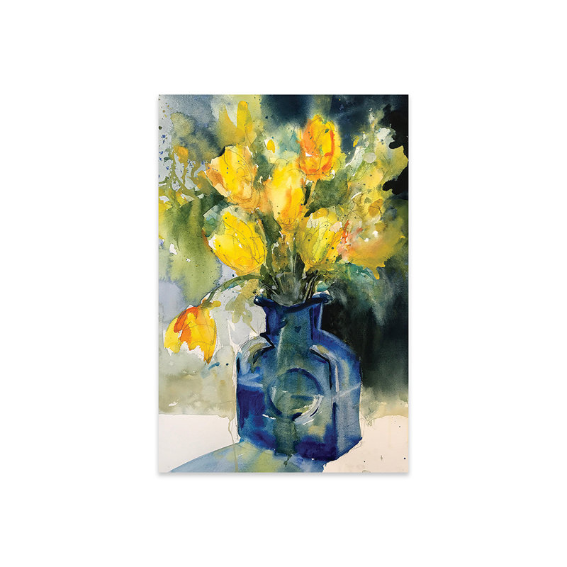 «Yellow Tulips» par Sarah Yeoman - impression non encadrée